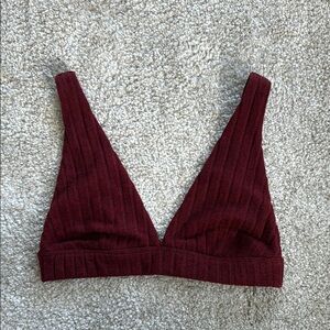 Alo Ribbed Take Comfort Bra